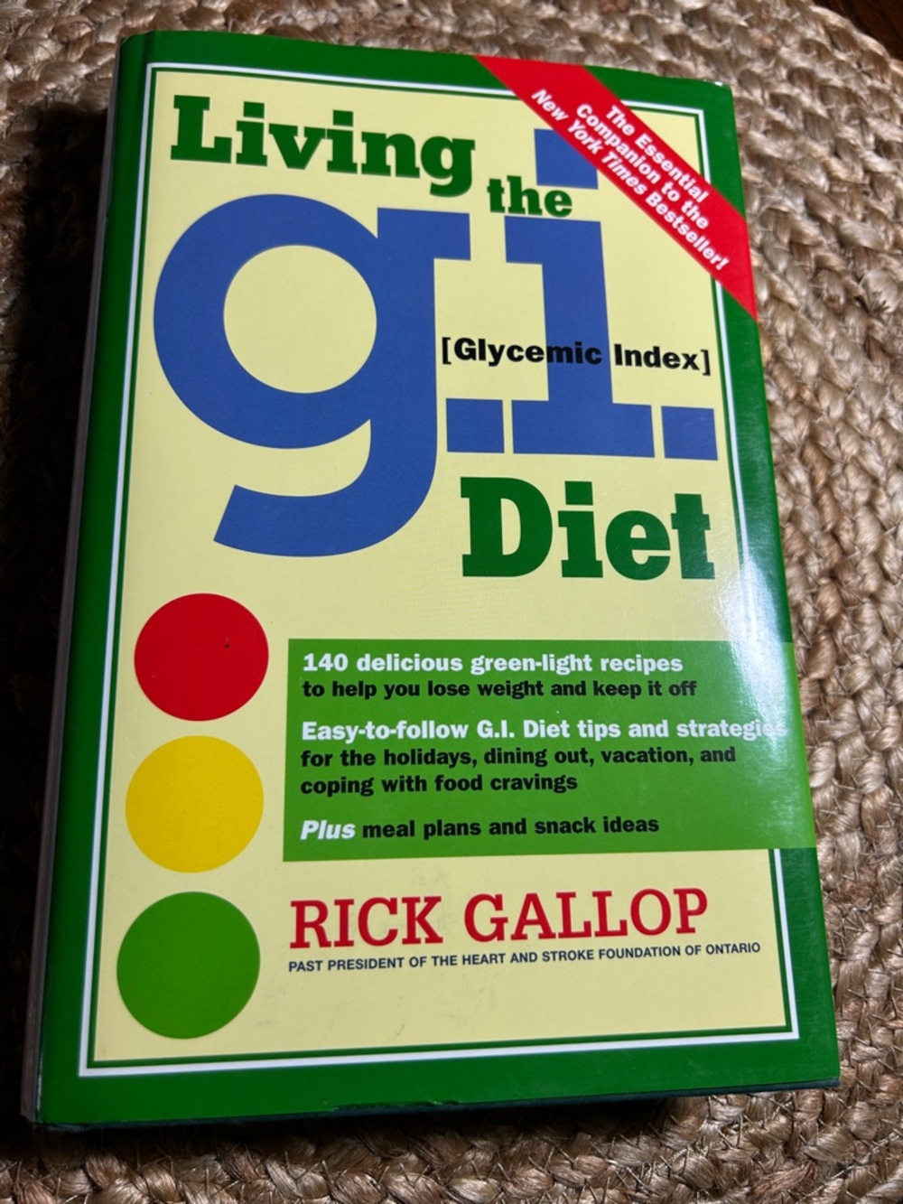 Living the GI Diet by Rick Gallop - Cream, Blue, Green - Picture 2 of 2